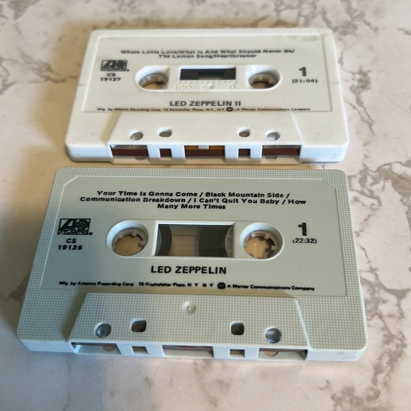 Led Zeppelin cassette tapes lot of 2 vintage tapes - Picture 12 of 16
